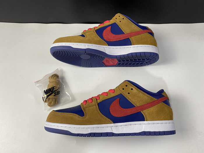 nike sb dunk low reverse papa bear bq6817-700