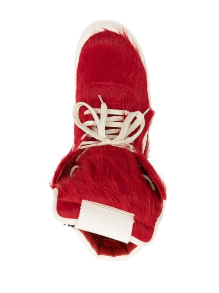 RICK OWENS GEOBASKET FUR SNEAKS 20250331