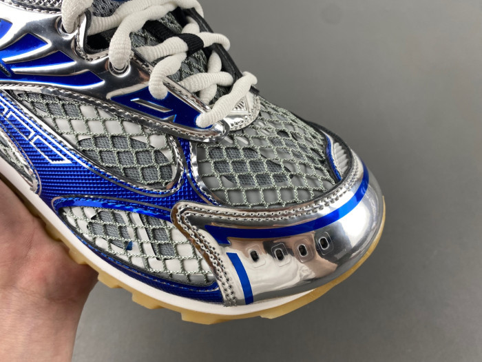 b0tte*a Ven*ta silver & blue orbit sneakers 241798f128005