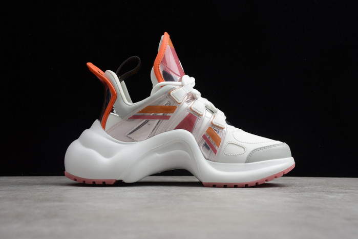 lovt white orange sneaker