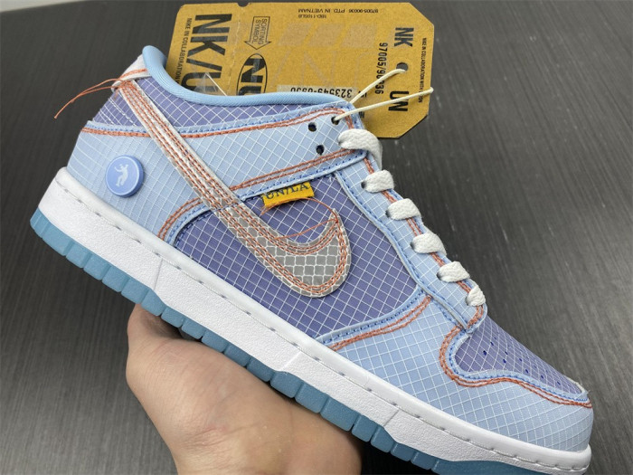 nike dunk low union passport pack argon dj9649-400