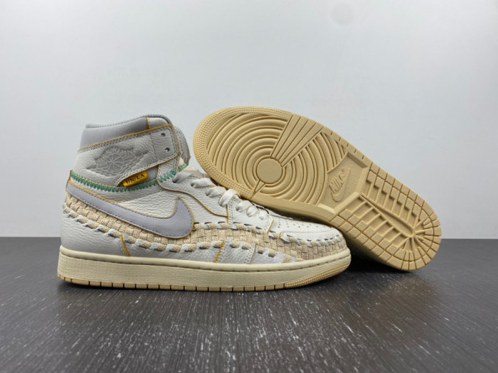air jordan 1 retro high og sp union woven sail fd2565-100