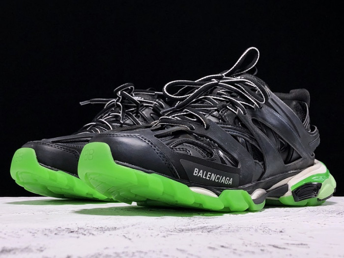 bl tess s. gomma trek low sneakers black green h903p036